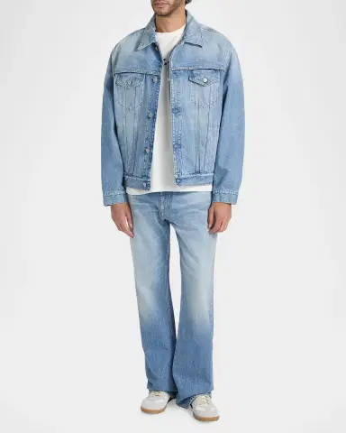 Maison Margiela Men's Cotton Denim Sports Jacket | Thumbnail 2 Maison Margiela Men's Cotton Denim Sports Jacket | Thumbnail 2