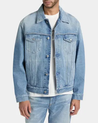 Maison Margiela Men's Cotton Denim Sports Jacket | Thumbnail 4 Maison Margiela Men's Cotton Denim Sports Jacket | Thumbnail 4