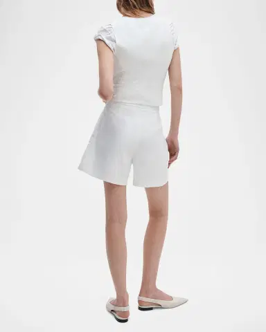 rag & bone Chappell Pleated Linen Shorts | Thumbnail 3 rag & bone Chappell Pleated Linen Shorts | Thumbnail 3