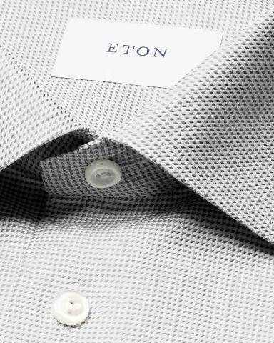 Eton Men 's Contemporary-Fit Semi Solid Twill Shirt | Thumbnail 6 Eton Men 's Contemporary-Fit Semi Solid Twill Shirt | Thumbnail 6