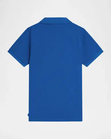 Scotch & Soda Boy's Logo-Embroidered Cotton Polo Shirt | Thumbnail 2 Scotch & Soda Boy's Logo-Embroidered Cotton Polo Shirt | Thumbnail 2