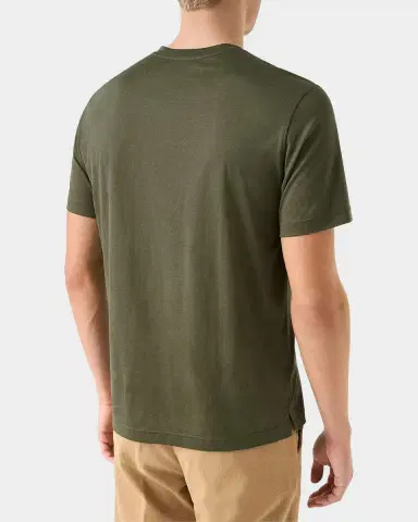 Eton Cotton-Silk Crewneck T-Shirt | Thumbnail 2 Eton Cotton-Silk Crewneck T-Shirt | Thumbnail 2