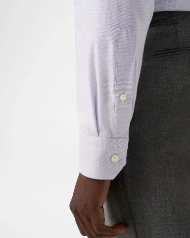 Eton Men's Contemporary-Fit Textured Twill Shirt | Thumbnail 7 Eton Men's Contemporary-Fit Textured Twill Shirt | Thumbnail 7