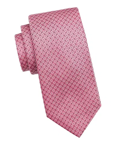 Canali Men's Geometric Woven Silk Tie | Thumbnail 3 Canali Men's Geometric Woven Silk Tie | Thumbnail 3