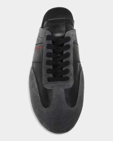 Marni Men 's Logo Leather Mules | Thumbnail 5 Marni Men 's Logo Leather Mules | Thumbnail 5