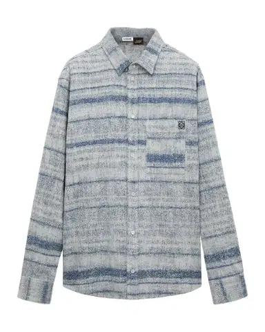 LOEWE Men 's x Paula 's Ibiza Striped Cotton-Blend Shirt | Thumbnail 1 LOEWE Men 's x Paula 's Ibiza Striped Cotton-Blend Shirt | Thumbnail 1