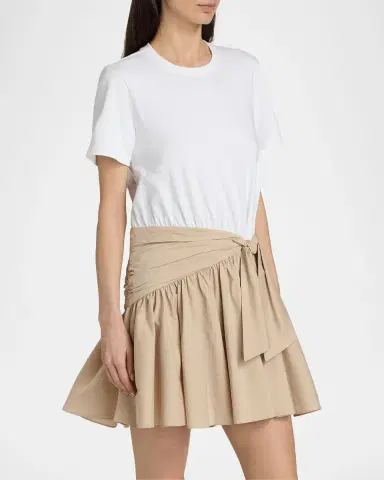 Cinq a Sept Leslie Cotton Mini Dress | Thumbnail 7 Cinq a Sept Leslie Cotton Mini Dress | Thumbnail 7