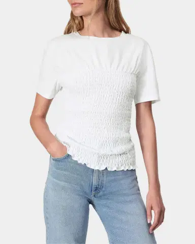 rag & bone Smocked Short-Sleeve T-Shirt | Thumbnail 4 rag & bone Smocked Short-Sleeve T-Shirt | Thumbnail 4