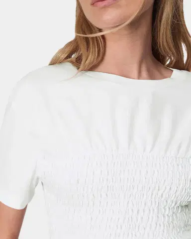 rag & bone Smocked Short-Sleeve T-Shirt | Thumbnail 5 rag & bone Smocked Short-Sleeve T-Shirt | Thumbnail 5