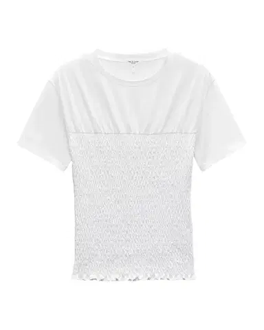 rag & bone Smocked Short-Sleeve T-Shirt | Thumbnail 1 rag & bone Smocked Short-Sleeve T-Shirt | Thumbnail 1