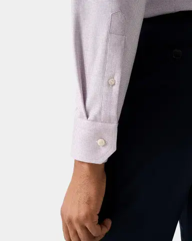 Eton Men 's Slim-Fit Semi Solid Twill Shirt | Thumbnail 6 Eton Men 's Slim-Fit Semi Solid Twill Shirt | Thumbnail 6