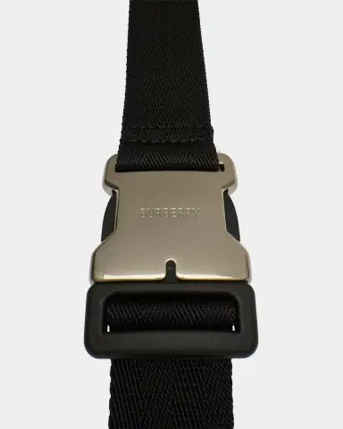 Burberry Men's EKD Stamp Check-Trim Belt Bag | Thumbnail 4 Burberry Men's EKD Stamp Check-Trim Belt Bag | Thumbnail 4