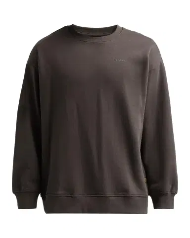 G-Star Men's Logo Appliqué Cotton Crewneck Sweatshirt | Thumbnail 1 G-Star Men's Logo Appliqué Cotton Crewneck Sweatshirt | Thumbnail 1