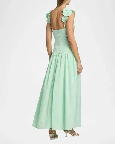 Peixoto Audrey Cotton Flower Maxi Dress | Thumbnail 3 Peixoto Audrey Cotton Flower Maxi Dress | Thumbnail 3