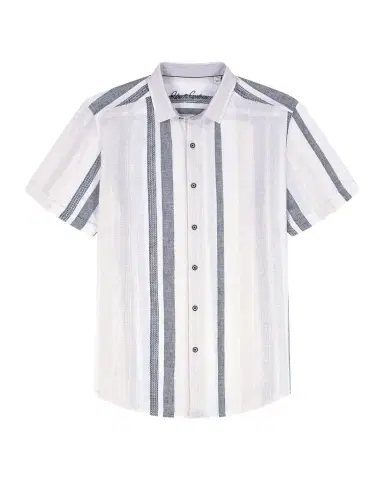 Robert Graham Men 's Makai Striped Short-Sleeve Shirt | Thumbnail 1 Robert Graham Men 's Makai Striped Short-Sleeve Shirt | Thumbnail 1
