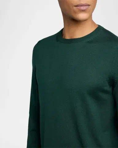 Tom Ford Men's Fine Gauge Cashmere-Blend Sweater | Thumbnail 5 Tom Ford Men's Fine Gauge Cashmere-Blend Sweater | Thumbnail 5