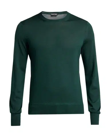Tom Ford Men's Fine Gauge Cashmere-Blend Sweater | Thumbnail 1 Tom Ford Men's Fine Gauge Cashmere-Blend Sweater | Thumbnail 1
