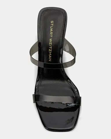 Stuart Weitzman Vinnie 100MM Lucite Wedge Sandals | Thumbnail 4 Stuart Weitzman Vinnie 100MM Lucite Wedge Sandals | Thumbnail 4