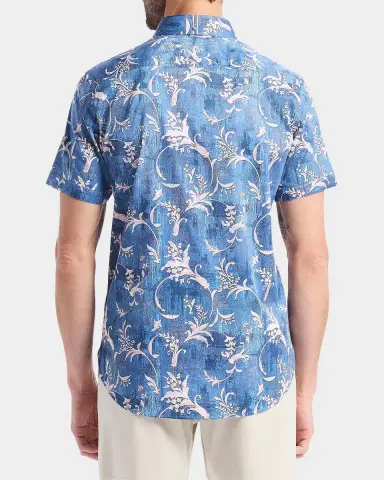 Robert Graham Junipero Woven Short-Sleeve Shirt | Thumbnail 3 Robert Graham Junipero Woven Short-Sleeve Shirt | Thumbnail 3