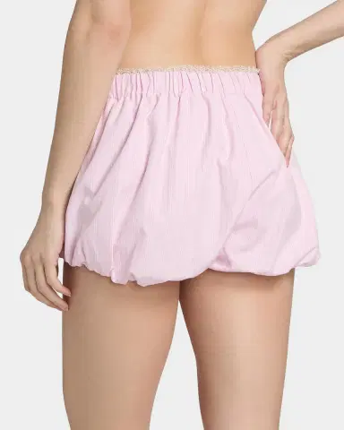 LoveShackFancy Sparrow Lace-Trimmed Striped Cotton Shorts | Thumbnail 3 LoveShackFancy Sparrow Lace-Trimmed Striped Cotton Shorts | Thumbnail 3