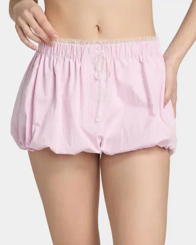 LoveShackFancy Sparrow Lace-Trimmed Striped Cotton Shorts | Thumbnail 4 LoveShackFancy Sparrow Lace-Trimmed Striped Cotton Shorts | Thumbnail 4