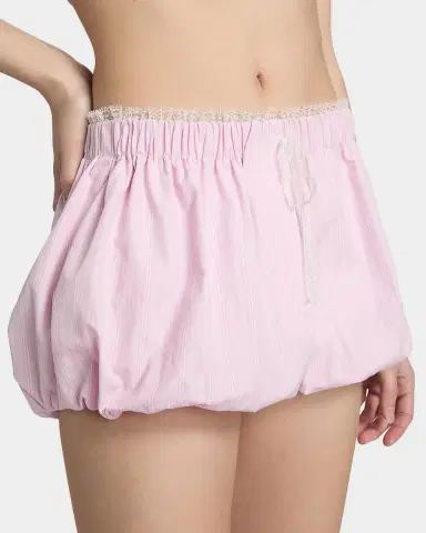 LoveShackFancy Sparrow Lace-Trimmed Striped Cotton Shorts | Thumbnail 5 LoveShackFancy Sparrow Lace-Trimmed Striped Cotton Shorts | Thumbnail 5