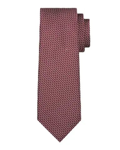 Tom Ford Men's Linen Zipper-Effect Tie | Thumbnail 1 Tom Ford Men's Linen Zipper-Effect Tie | Thumbnail 1