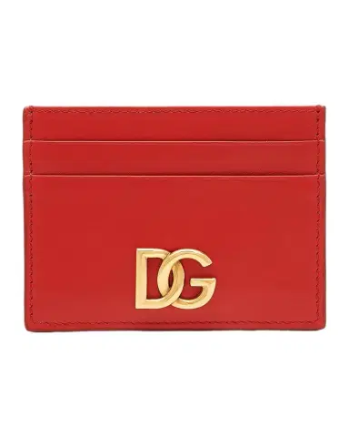 Dolce & Gabbana Logo Leather Card Case | Thumbnail 1 Dolce & Gabbana Logo Leather Card Case | Thumbnail 1