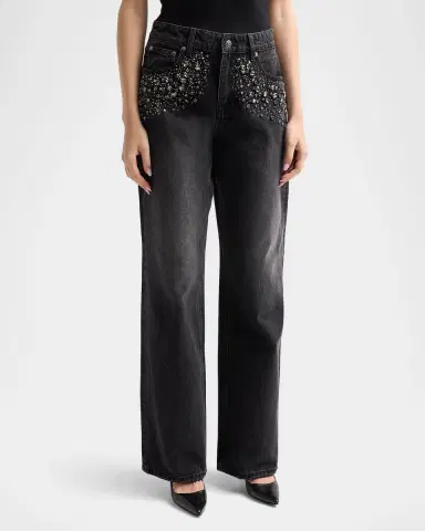 Ksubi Low Rider Embellished Jeans | Thumbnail 4 Ksubi Low Rider Embellished Jeans | Thumbnail 4