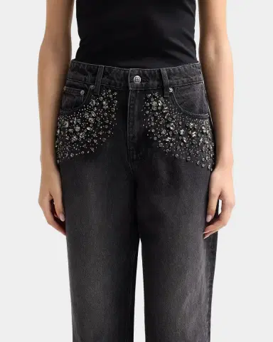 Ksubi Low Rider Embellished Jeans | Thumbnail 5 Ksubi Low Rider Embellished Jeans | Thumbnail 5