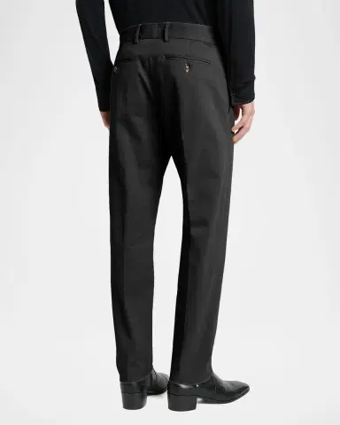Tom Ford Men's Comfort Stretch Slim Flat-Front Trousers | Thumbnail 3 Tom Ford Men's Comfort Stretch Slim Flat-Front Trousers | Thumbnail 3