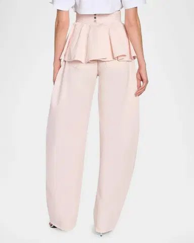Alaïa Tinted Peplum Denim Belt | Thumbnail 3 Alaïa Tinted Peplum Denim Belt | Thumbnail 3