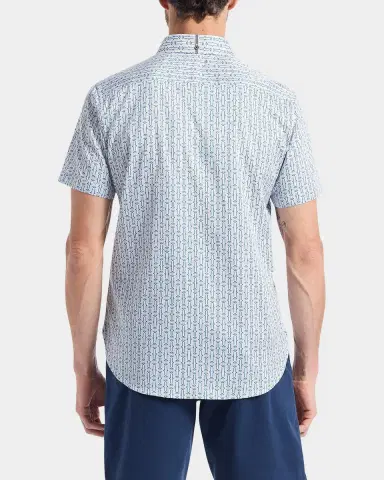 Robert Graham Napier Printed Short-Sleeve Stretch-Cotton Shirt | Thumbnail 3 Robert Graham Napier Printed Short-Sleeve Stretch-Cotton Shirt | Thumbnail 3