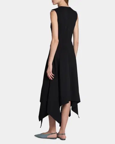 Stella McCartney Snapped Sleeveless Midi Dress | Thumbnail 3 Stella McCartney Snapped Sleeveless Midi Dress | Thumbnail 3