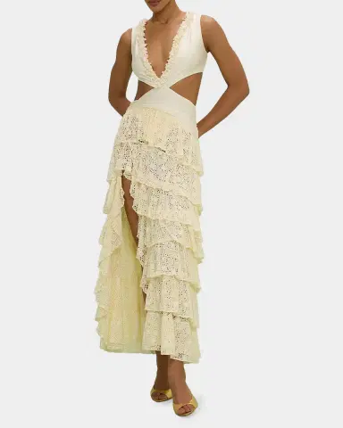 PatBO Martina Ruffled Maxi Dress | Thumbnail 2 PatBO Martina Ruffled Maxi Dress | Thumbnail 2