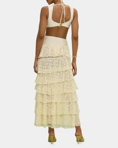 PatBO Martina Ruffled Maxi Dress | Thumbnail 3 PatBO Martina Ruffled Maxi Dress | Thumbnail 3