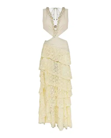 PatBO Martina Ruffled Maxi Dress | Thumbnail 1 PatBO Martina Ruffled Maxi Dress | Thumbnail 1