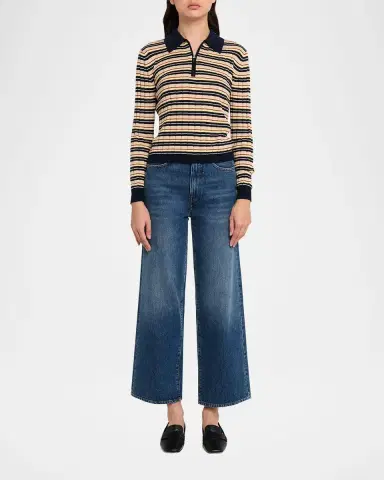 Guest In Residence Striped Track Polo | Thumbnail 2 Guest In Residence Striped Track Polo | Thumbnail 2