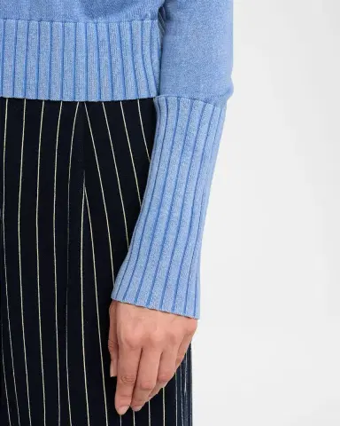 Guest In Residence Sunwash Shrunken Crewneck Sweater | Thumbnail 5 Guest In Residence Sunwash Shrunken Crewneck Sweater | Thumbnail 5