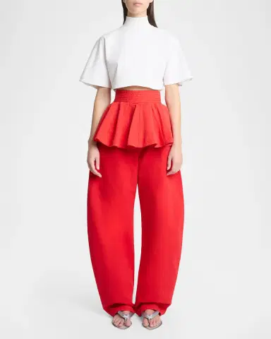 Alaïa Tinted Peplum Denim Belt | Thumbnail 2 Alaïa Tinted Peplum Denim Belt | Thumbnail 2