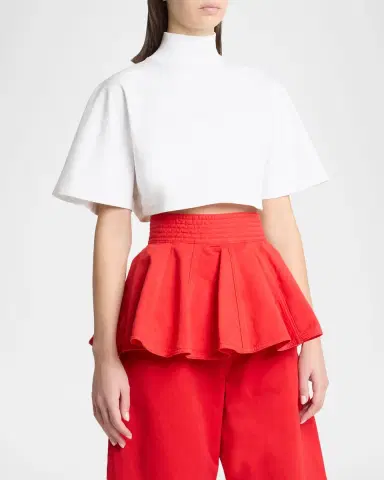 Alaïa Tinted Peplum Denim Belt | Thumbnail 3 Alaïa Tinted Peplum Denim Belt | Thumbnail 3