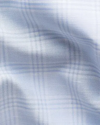 Eton Men 's Check Cotton-Linen Slim-Fit Shirt | Thumbnail 6 Eton Men 's Check Cotton-Linen Slim-Fit Shirt | Thumbnail 6
