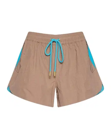 L 'AGENCE Grayson Dolphin-Hem Drawstring Shorts | Thumbnail 1 L 'AGENCE Grayson Dolphin-Hem Drawstring Shorts | Thumbnail 1