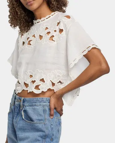 Isabel Marant Relda Embroidered Top | Thumbnail 5 Isabel Marant Relda Embroidered Top | Thumbnail 5