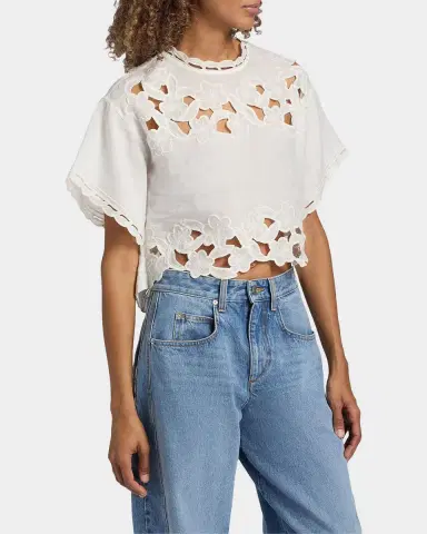 Isabel Marant Relda Embroidered Top | Thumbnail 7 Isabel Marant Relda Embroidered Top | Thumbnail 7