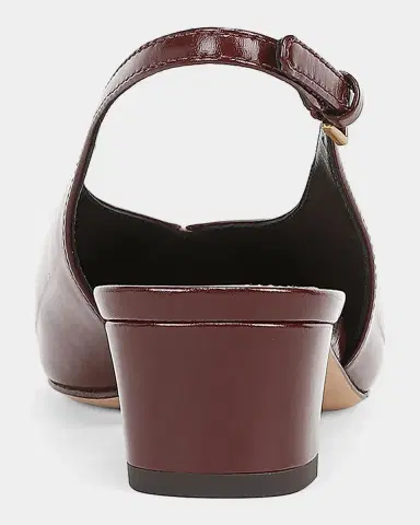 Veronica Beard 40mm Pamela Leather Slingback Pumps | Thumbnail 3 Veronica Beard 40mm Pamela Leather Slingback Pumps | Thumbnail 3
