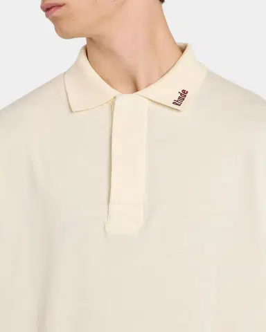 Rhude Men's Fontaine Oversized Long-Sleeve Polo Shirt | Thumbnail 5 Rhude Men's Fontaine Oversized Long-Sleeve Polo Shirt | Thumbnail 5