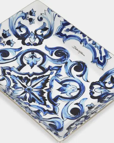 Dolce & Gabbana Blu Mediterraneo Rectangular Trinket Tray | Thumbnail 3 Dolce & Gabbana Blu Mediterraneo Rectangular Trinket Tray | Thumbnail 3