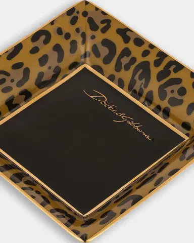 Dolce & Gabbana Printed Square Porcelain Trinket Tray | Thumbnail 3 Dolce & Gabbana Printed Square Porcelain Trinket Tray | Thumbnail 3