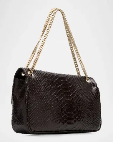 TOM FORD Mia Python-Printed Leather Chain Shoulder Bag | Thumbnail 3 TOM FORD Mia Python-Printed Leather Chain Shoulder Bag | Thumbnail 3